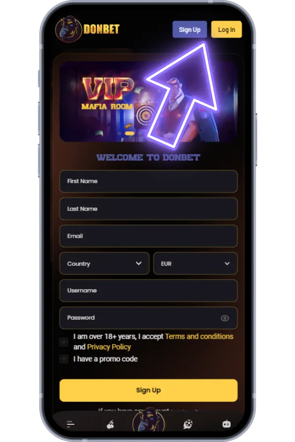 Create and access account