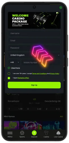 Enter email, password and select GBP