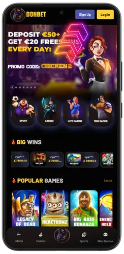 Click the green “Sign Up” button