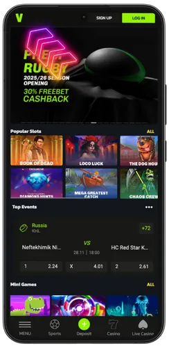 Visit the official VeloBet website