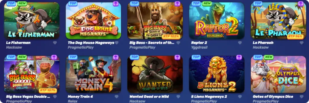 Maestro online casinos games